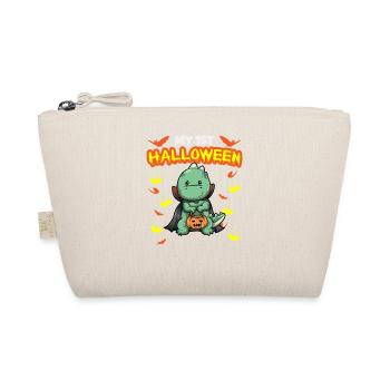 My First Halloween Scary Hallow's Eve Birthday - Organic Pouch - nature - Front
