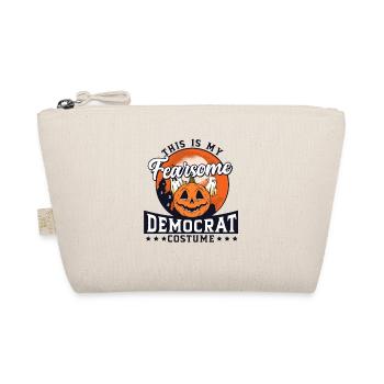 Halloween Demokraten Kostüm Kürbis Party - Bio-Täschchen - Natur - Vorne