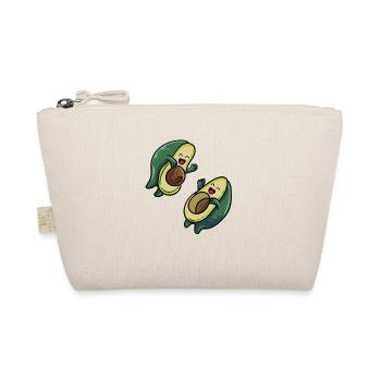 Funny Avocado Jumping - Organic Pouch - nature - Front