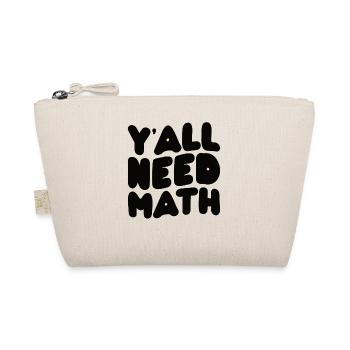 Math Mathematics Mathematician School Nerd Gift - Organic Pouch - nature - Front
