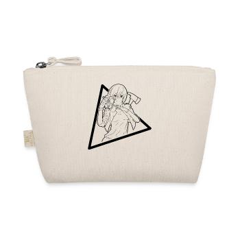 Zombiecore Aesthetic Anime Girl Mask - Organic Pouch - nature - Front
