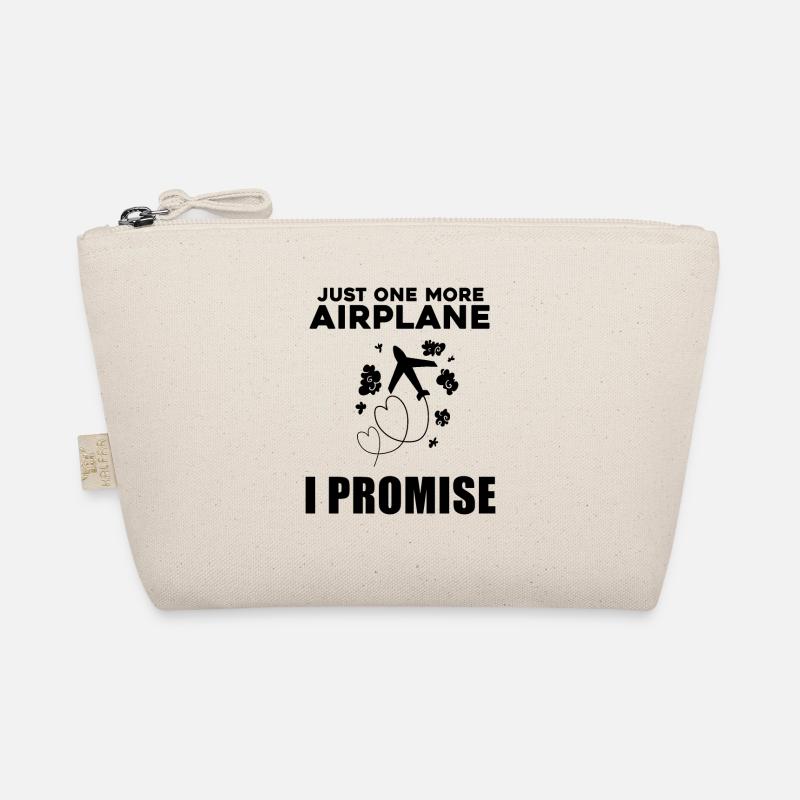 Flugzeuge Flugzeug Pilot Geschenk - Bio-Täschchen - Natur