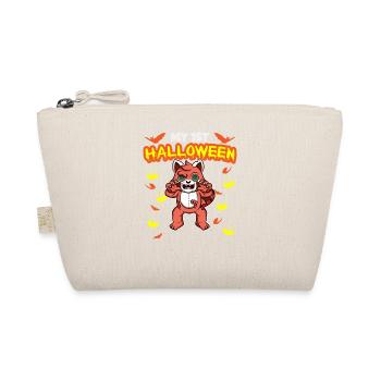 My First Halloween Scary Hallow's Eve Birthday - Organic Pouch - nature - Front