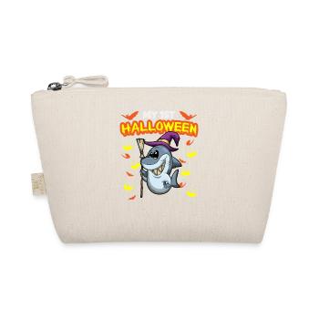 My First Halloween Scary Hallow's Eve Birthday - Organic Pouch - nature - Front