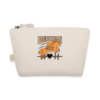 Cavalier-drôle d’équitation-fille-cadeau - Trousse biologique - nature - Devant
