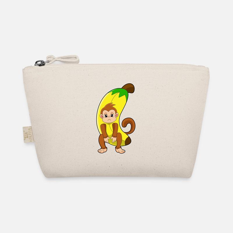 Affe mit Banane Bio-Täschchen