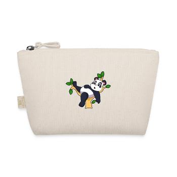 Panda Zweig - Bio-Täschchen - Natur - Vorne