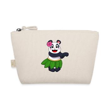Panda Ballerina Ballet Dance - Organic Pouch - nature - Front