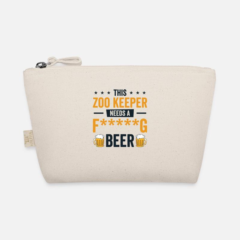 Zookeeper Drinking Beer Zookeeping Beer Lover Organic Pouch