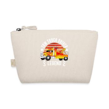 Abschleppwagen Fahrer Legende - Bio-Täschchen - Natur - Vorne