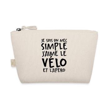 J'aime Le Vélo Et L'apéro - Trousse biologique - nature - Devant