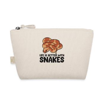 La vie est meilleure avec les serpents - Trousse biologique - nature - Devant