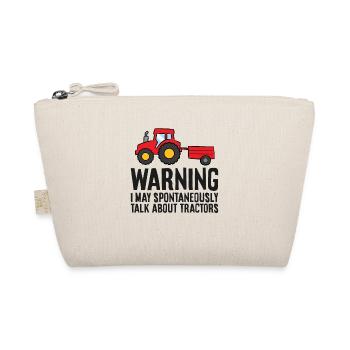 Avertissement Je peux parler spontanément de tracteurs - Trousse biologique - nature - Devant