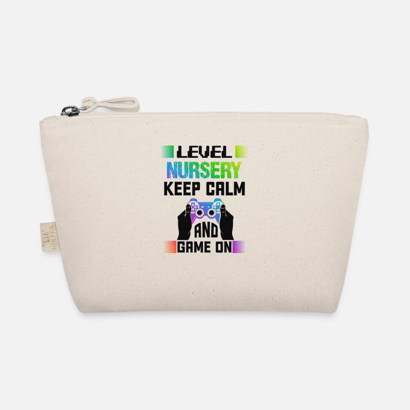 Level NURSERY keep calm and game on Bio-Täschchen