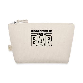 Nothing Scares Me I Own A Bar Barbesitzer - Bio-Täschchen - Natur - Vorne