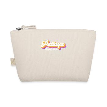 Vintage Holiday Trip Thailand Pattaya - Organic Pouch - nature - Front
