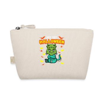 My First Halloween Scary Hallow's Eve Birthday - Bio-Täschchen - Natur - Vorne