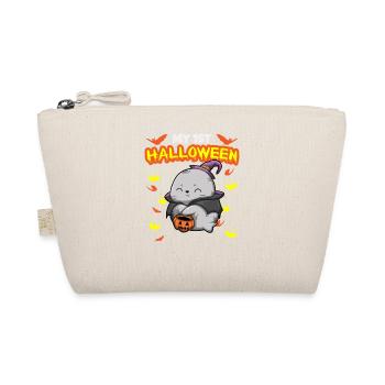 My First Halloween Scary Hallow's Eve Birthday - Bio-Täschchen - Natur - Vorne