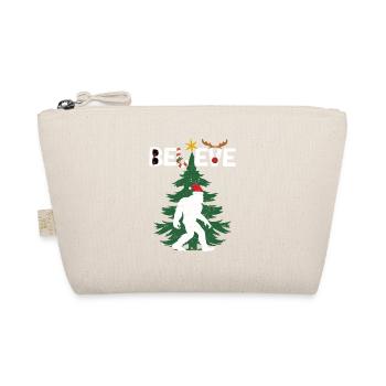 Believe Bigfoot Sasquatch Yeti Weihnachtsmütze - Bio-Täschchen - Natur - Vorne
