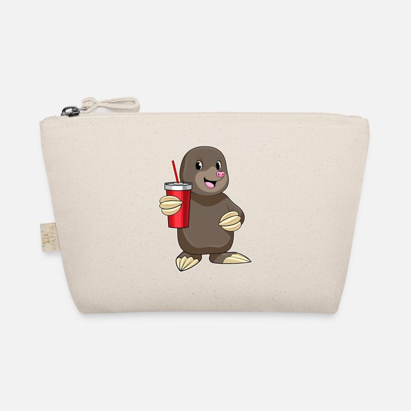 Mole with drinking cup Organic Pouch