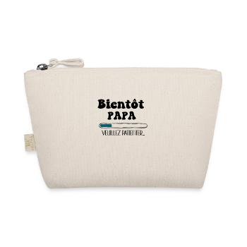 Bientôt Papa Idée Cadeau Pour Les Futurs Papas - Trousse biologique - nature - Devant