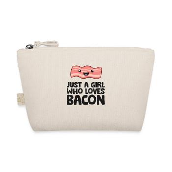 Bacon Breakfast Just a Girl Who Loves Bacon - Organic Pouch - nature - Front