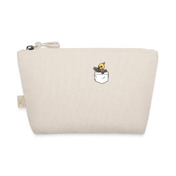 Cockatiel Chest Bag Motif Gift - Organic Pouch - nature - Front