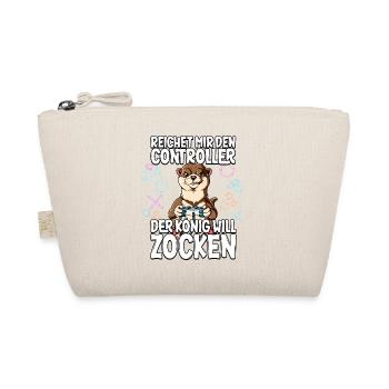 Videospiel Gaming Otter Zocken - Bio-Täschchen - Natur - Vorne
