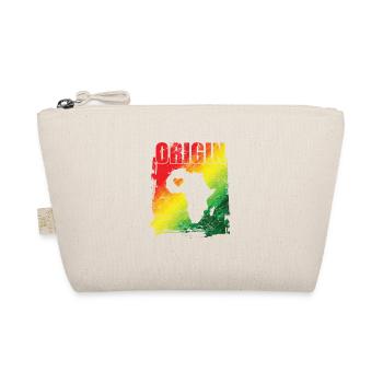 Origin Map Africa Heart Continent Africa - Organic Pouch - nature - Front