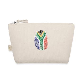 Fingerabdruck Südafrika D.N.A. Kontinent - Bio-Täschchen - Natur - Vorne