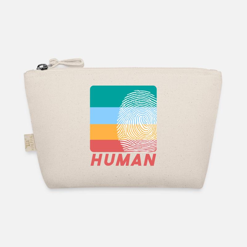 Human Fingerprints Organic Pouch