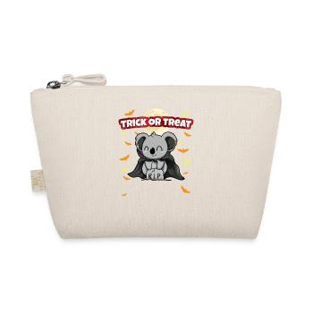 Trick Or Treat Scary Creepy Halloween Monster - Organic Pouch - nature - Front