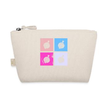 Onion Lover Retro Vegetables Vegan Gift idea - Organic Pouch - nature - Front