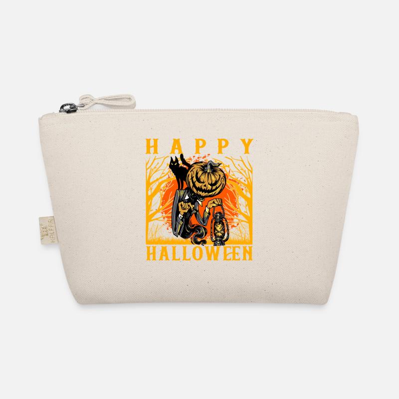 Happy Halloween - Bio-Täschchen - Natur