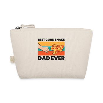 Corn Snake Papa Best Corn Snake Dad Ever - Organic Pouch - nature - Front