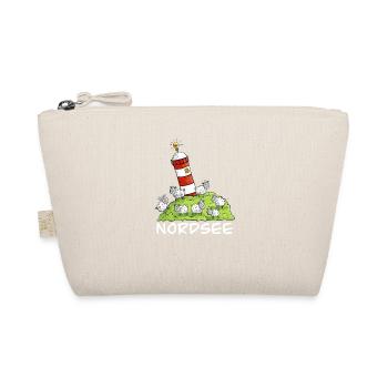 Nordsee Leuchtturm Und Schafe Auf Der Nordseeinsel - Bio-Täschchen - Natur - Vorne