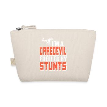 I'm A Daredevil Fueled By Stunts Retro Vintage - Bio-Täschchen - Natur - Vorne