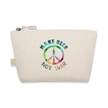 Make Beer Not War - Organic Pouch - nature - Front