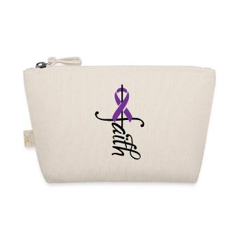 Ribbon Epilepsy Awareness - Organic Pouch - nature - Front