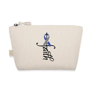 Ribbon Type 1 Diabetes - Disease Awareness - Organic Pouch - nature - Front