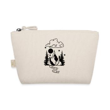 Hiking Camping Outdoor Sayings Camper Hikers - Organic Pouch - nature - Front