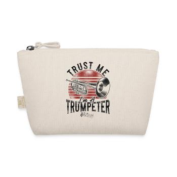Trumpet Player Vintage Retro Trust - Organic Pouch - nature - Front
