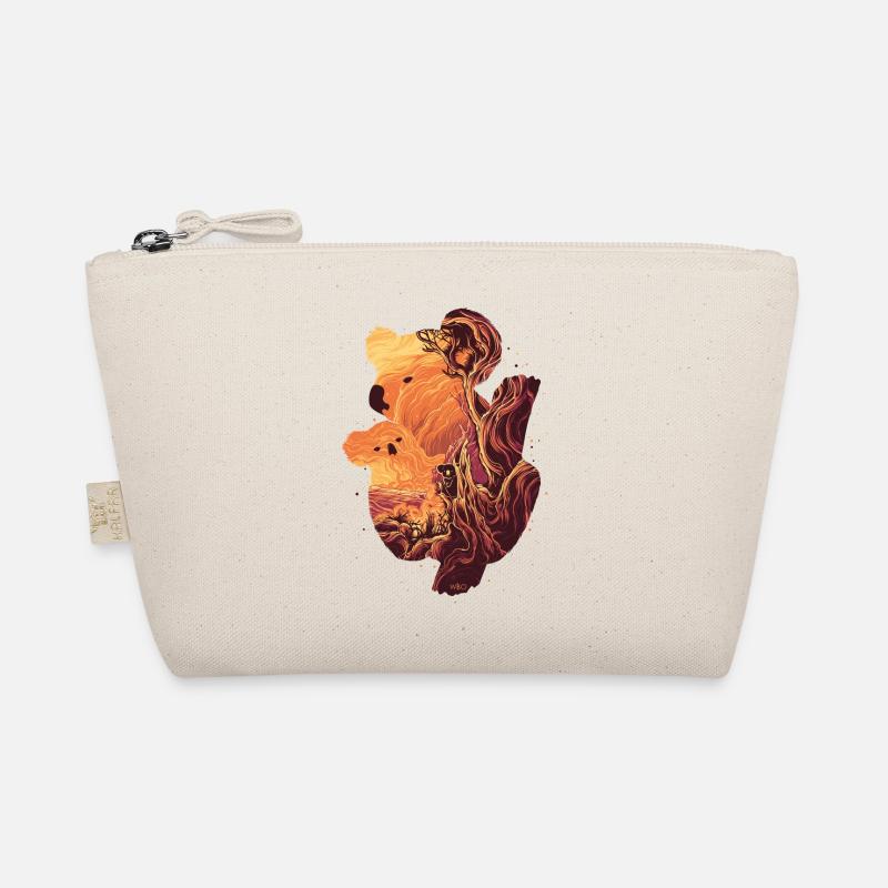 Koala with child, Australia, fire Organic Pouch