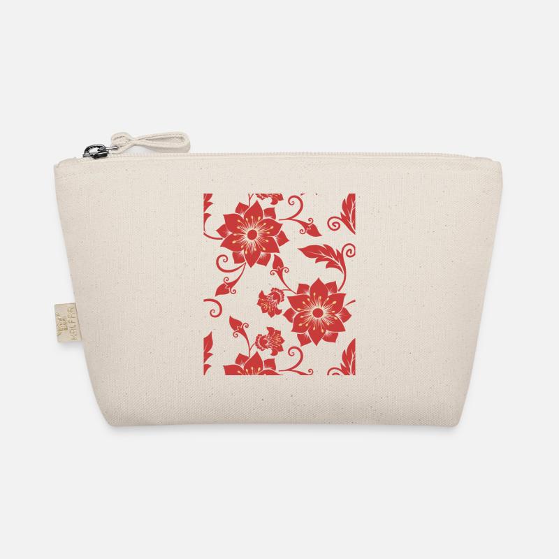Patterns, floral patterns, decorative flowers, posters Organic Pouch