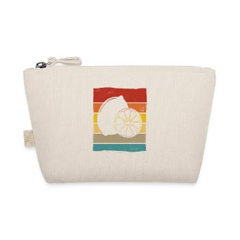 Lemon Fruit Lover Retro Lemonade Gift idea - Bio-Täschchen - Natur - Vorne