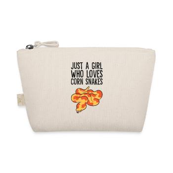 Just a Girl Who Loves Corn Snakes - Organic Pouch - nature - Front