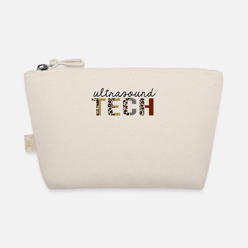 Ultrasound tech Leopard Print Funny Organic Pouch