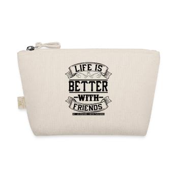 Beste Freunde Leben - Bio-Täschchen - Natur - Vorne