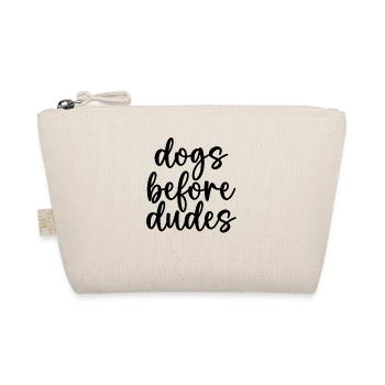 Dogs in front of guys - Organic Pouch - nature - Front