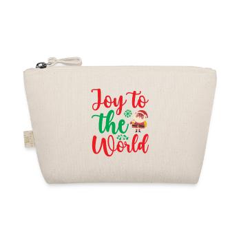 Joy to the world - Christmas humor - Organic Pouch - nature - Front